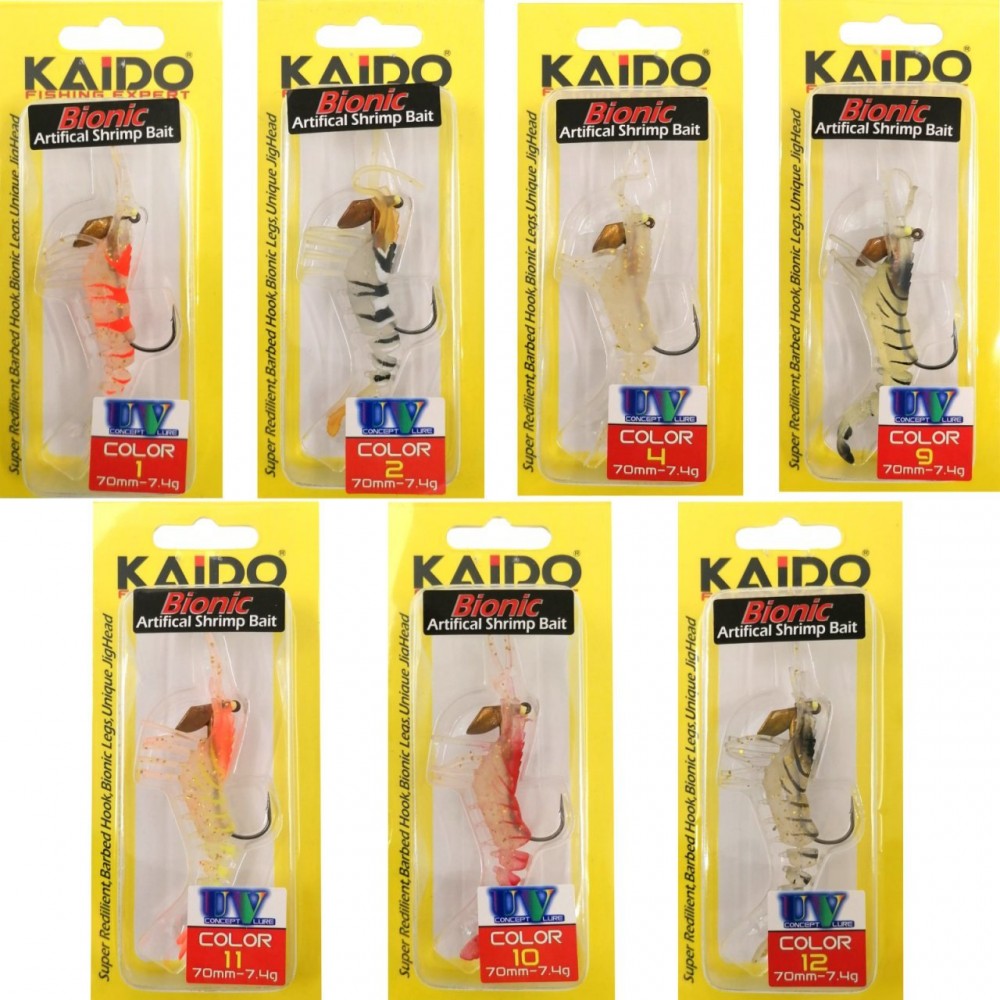KAIDO Shrimp Bait Karides 70mm 7.4gr KAIDO Shrimp Bait Karides 70mm 7.4gr